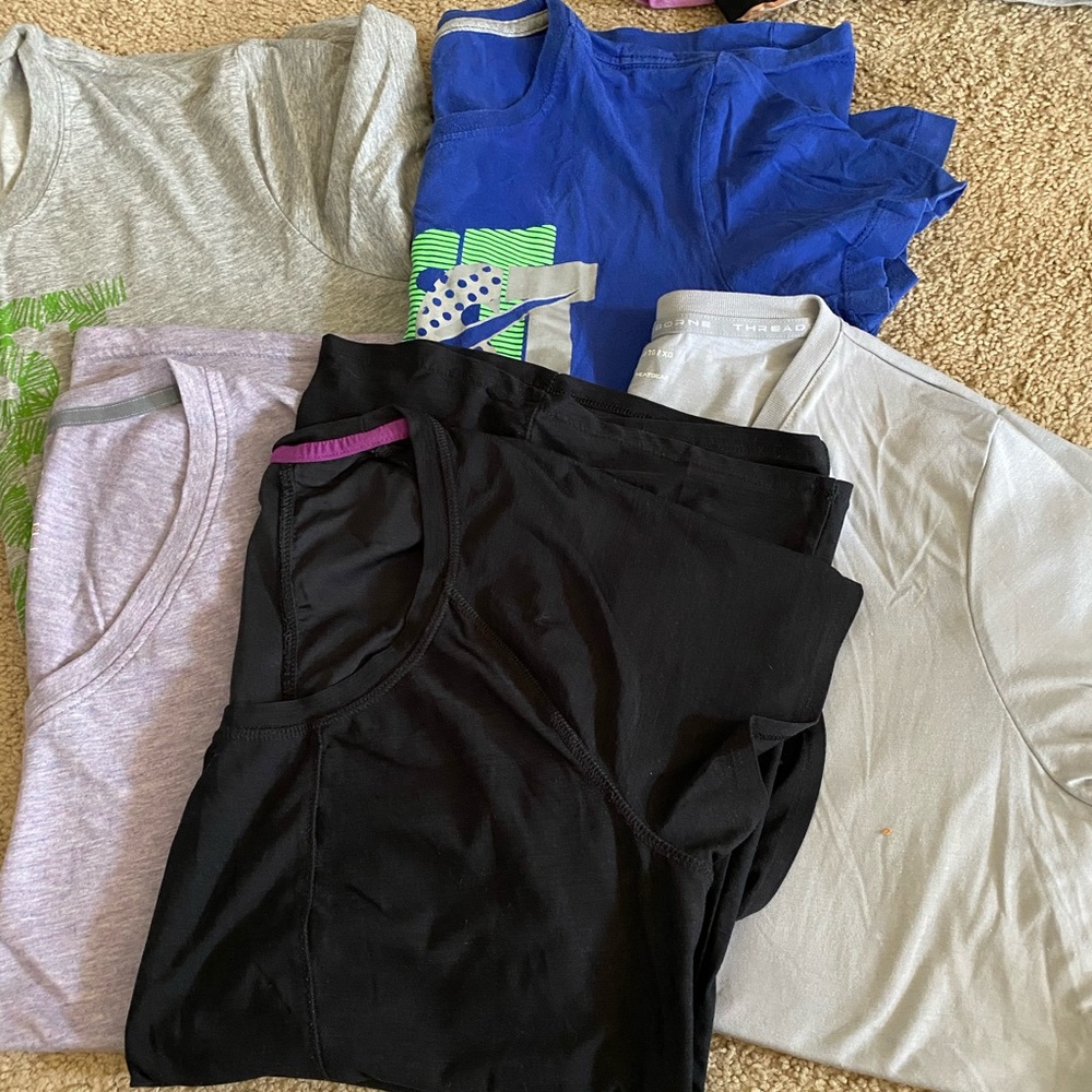 3 Nike shirts + 1 Jillian + heat gear